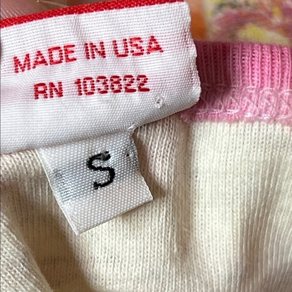 Glima Boho Artsy Top Size M Vintage Y2K Whimsigoth Venice Rose Print Shirt - Picture 8 of 8